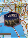 7 Bridges Sticker