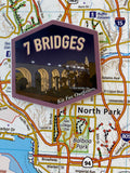 7 Bridges Sticker
