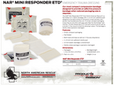 NAR Mini Responder Emergency Trauma Dressing, 4 in