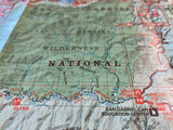 Angeles National Forest and San Gabriel Mountains National Monument Map