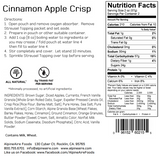 Cinnamon Apple Crisp