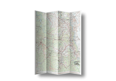 Sequoia/Kings Canyon NP Map
