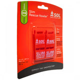 SOL Slim Rescue Howler™ Whistle, 2/Pack