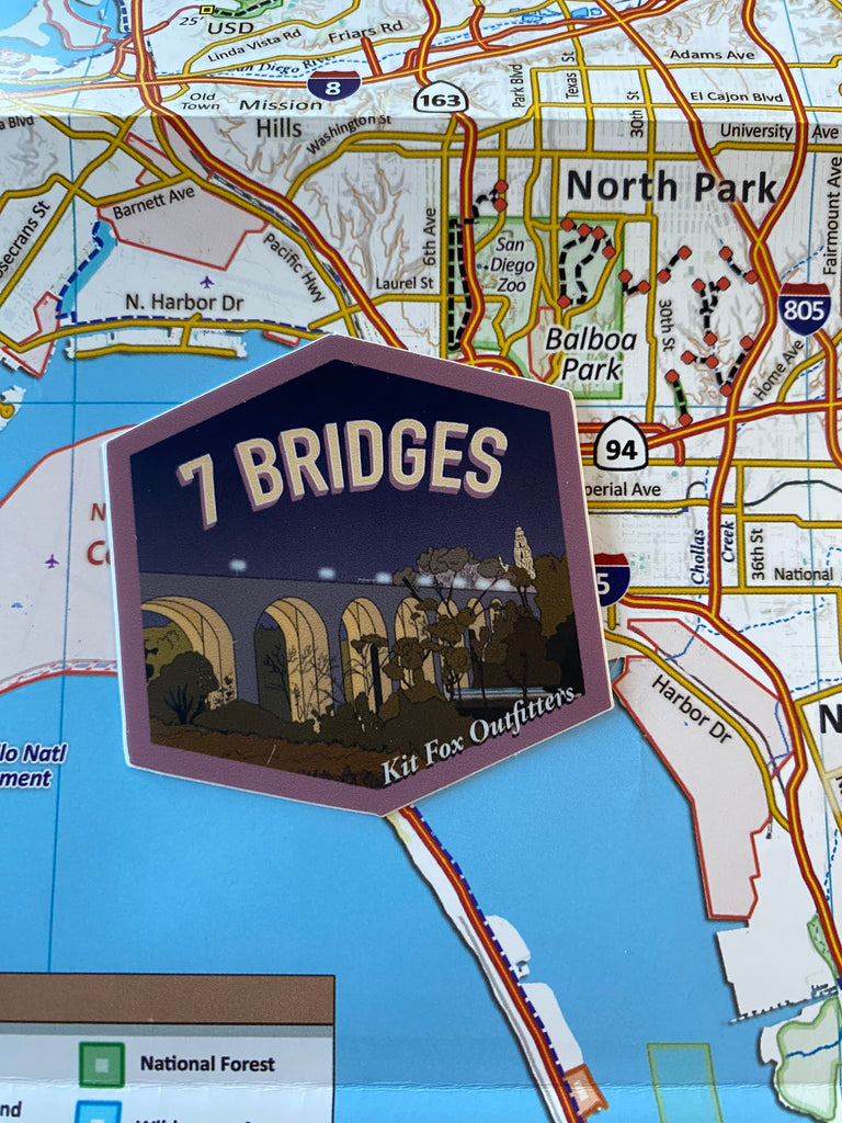 Bridge Access Program Sticker 7 Bridges Sticker – Kit Fox Outfitters