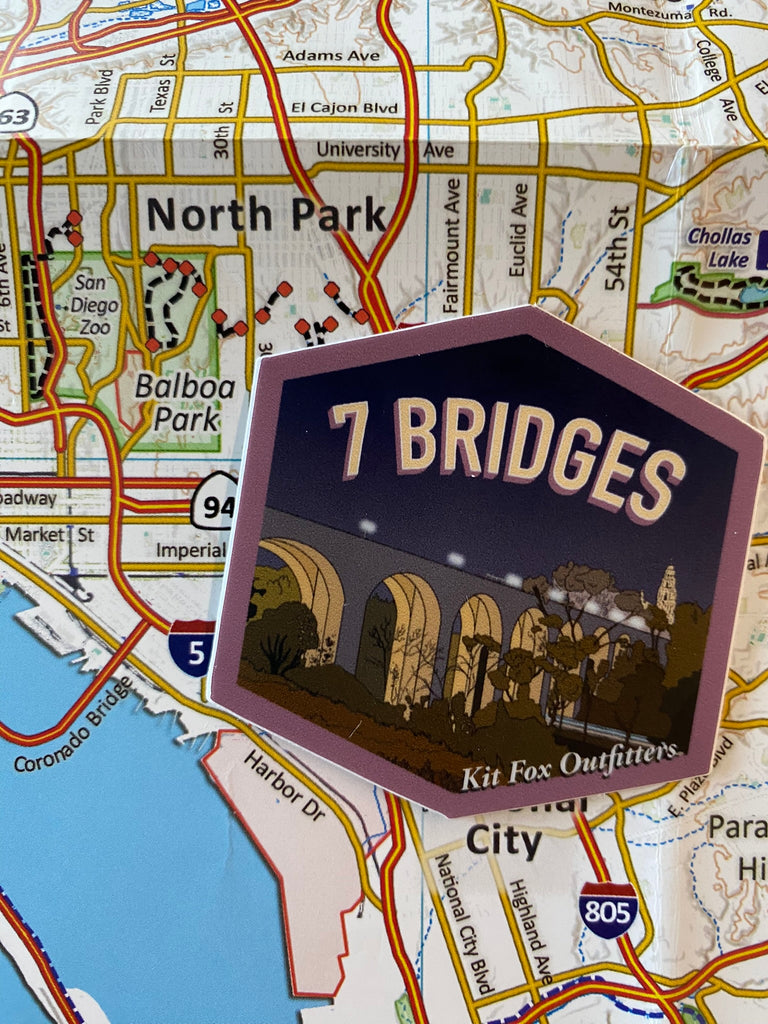 Bridge Access Program Sticker 7 Bridges Sticker – Kit Fox Outfitters