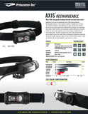 AXIS® Li Rechargeable Headlamp