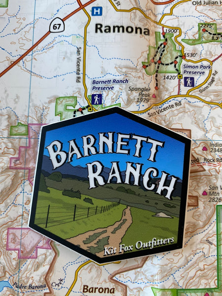 Barnett Ranch Sticker