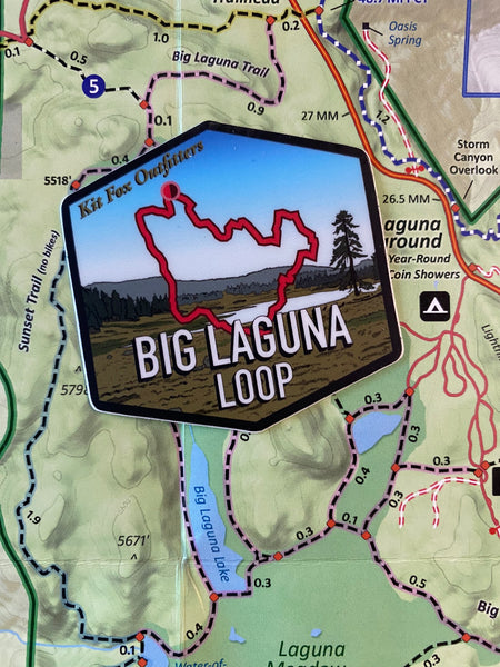 Big Laguna Loop Sticker