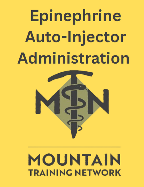 Epinephrine Auto-Injector Administration Certification Class