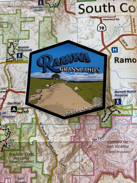 Ramona Grasslands Sticker