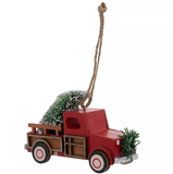 Red Truck Christmas Tree Ornament