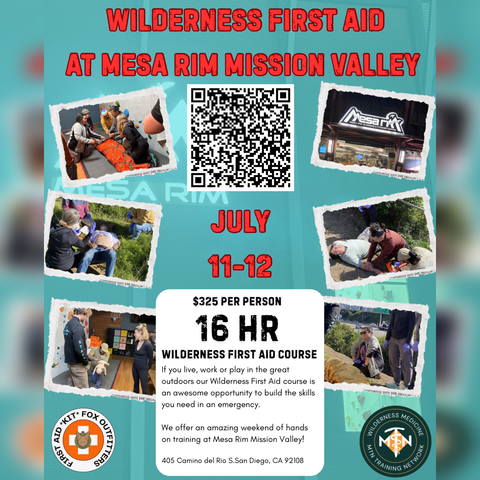 MESA RIM Mission Valley WFA-16 Hr./CPR Certification Course