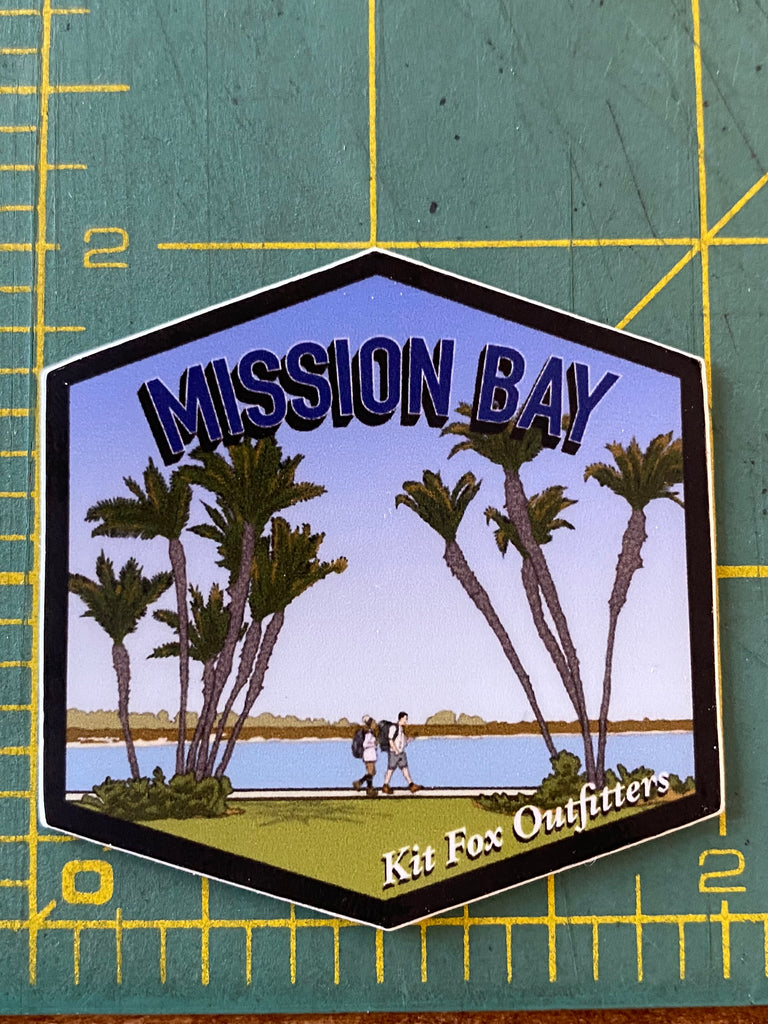 Mission Control Sticker Mission Bay Sticker – Kit Fox Outfitters