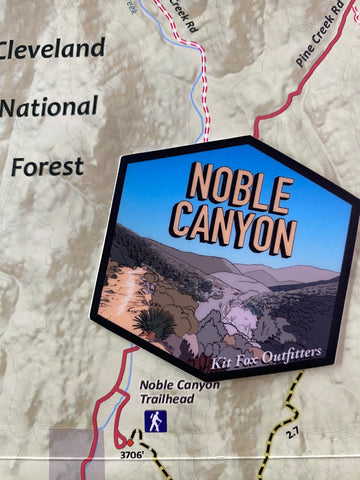 Noble Canyon Sticker