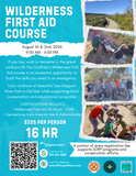 San Dieguito River Park Wilderness First Aid (WFA) 16 Hr. Certification Course