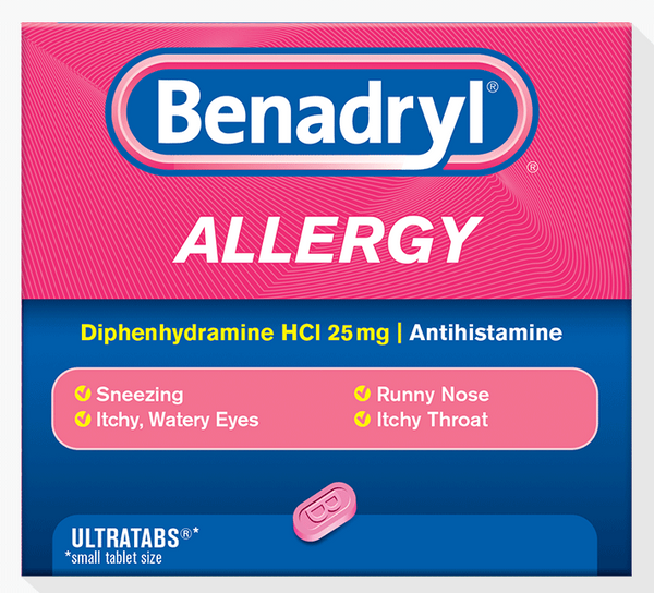 BENADRYL® Allergy ULTRATABS®, Single Use Packet