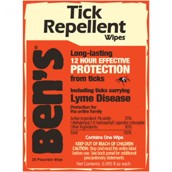 Ben's Tick Repellent Wipes