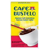 Cafe Bustelo Espresso Coffee Single Serve Packets, 6 Per Box
