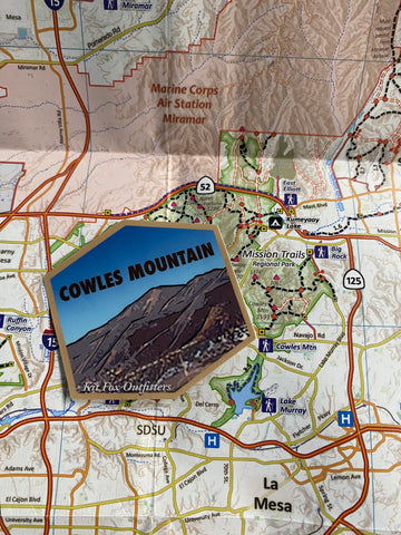 Cowles Mountain Sticker