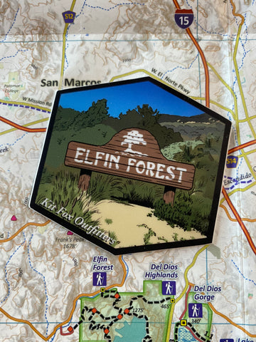 Elfin Forest Sticker