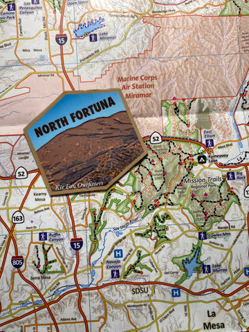 North Fortuna Mountain Sticker