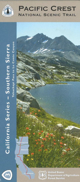 Pacific Crest Trail Southern Sierra Map (PCT-3)