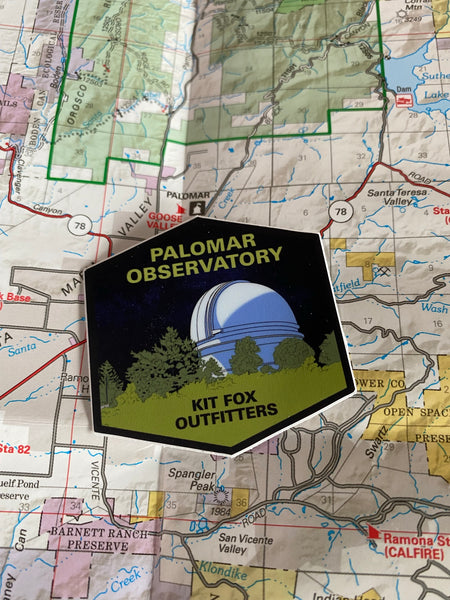 Palomar Observatory Sticker