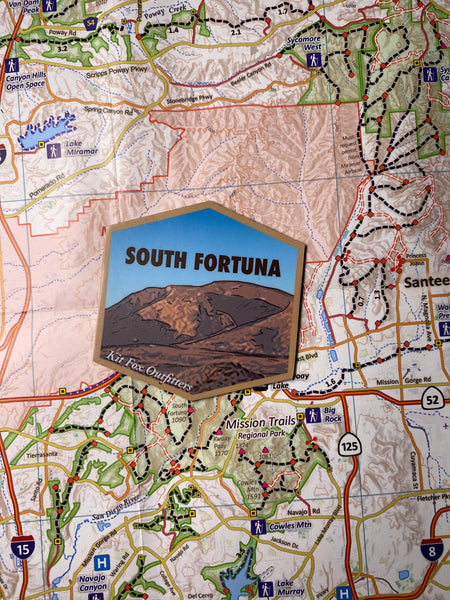 South Fortuna Mountain Sticker