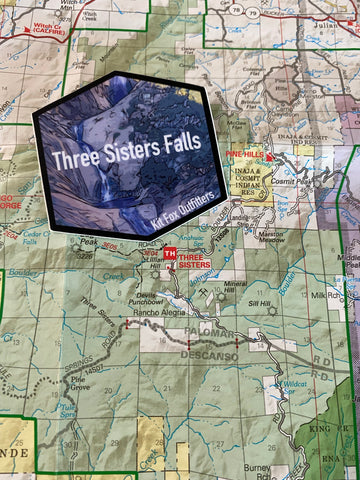Three Sisters Falls Sticker