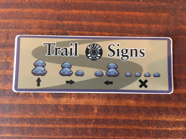 Cairns Trail Signs Sticker