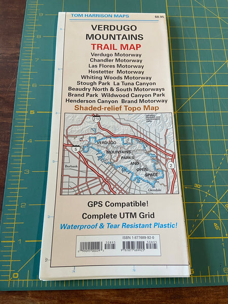 Verdugo Mountains Trail Map