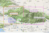 Verdugo Mountains Trail Map